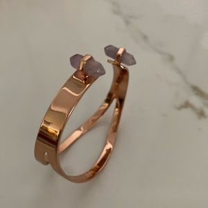 Samantha Wills 9ct rose gold stone bracelet.